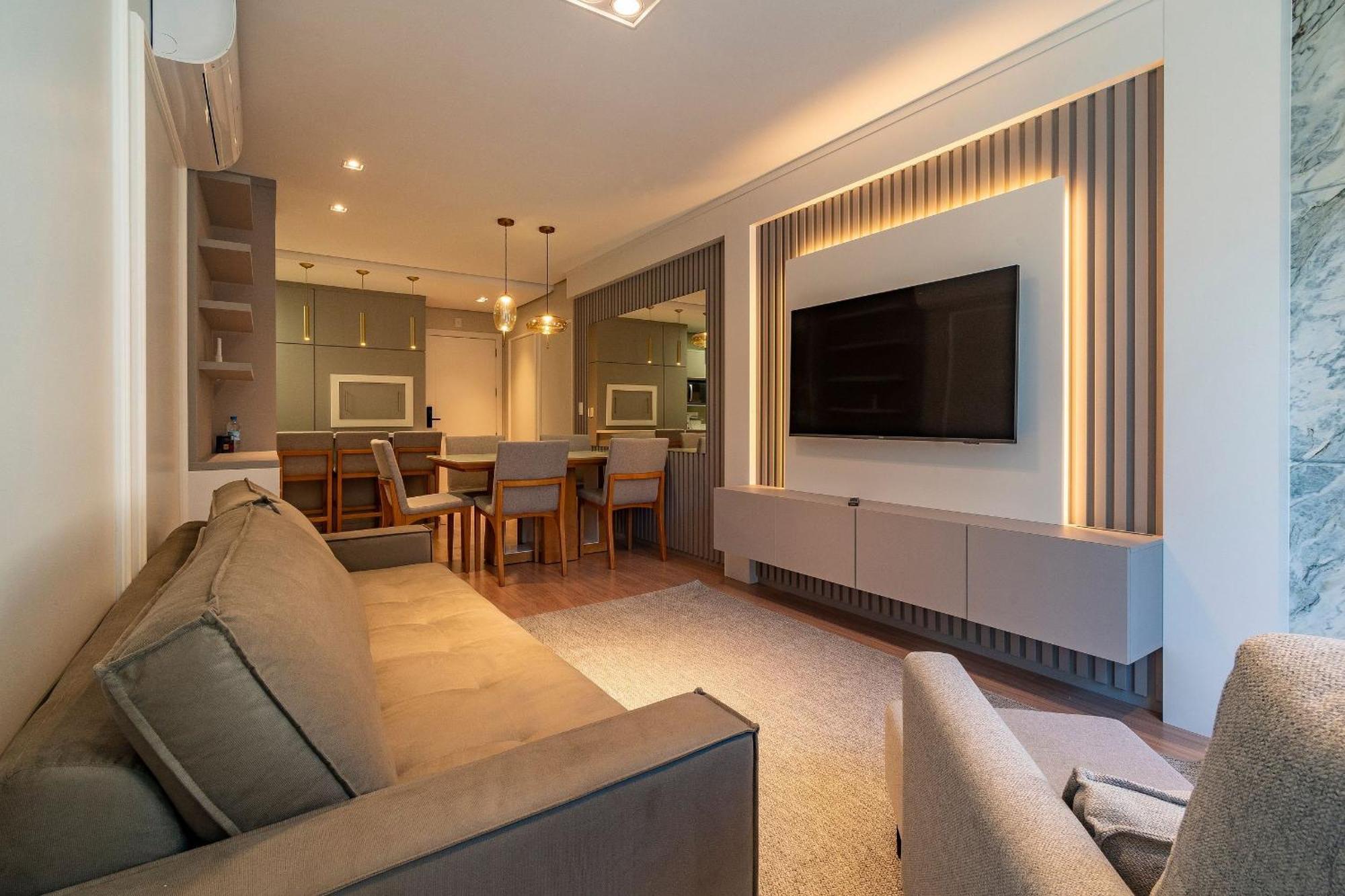 Apartamento Rosa Edificio Bellagio Canela Com Infraestrutura Completa Exterior foto