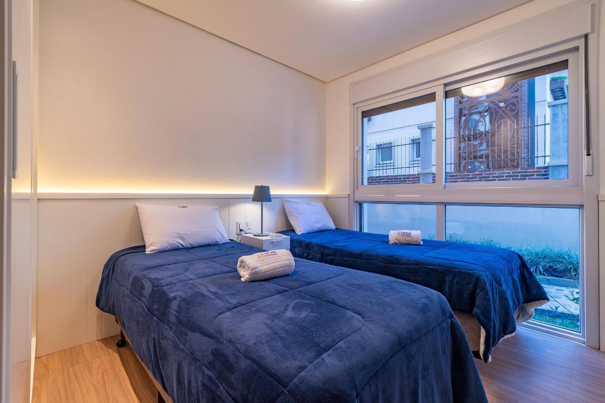 Apartamento Rosa Edificio Bellagio Canela Com Infraestrutura Completa Exterior foto